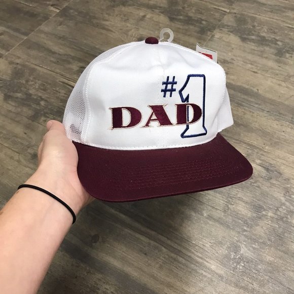 Vintage‎ 90s SIGNATURES #1 DAD Snapback Hat Embroidered Cap Mesh - Picture 1 of 7